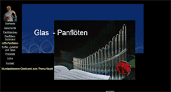 Desktop Screenshot of panfloete-glas.ch