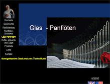 Tablet Screenshot of panfloete-glas.ch